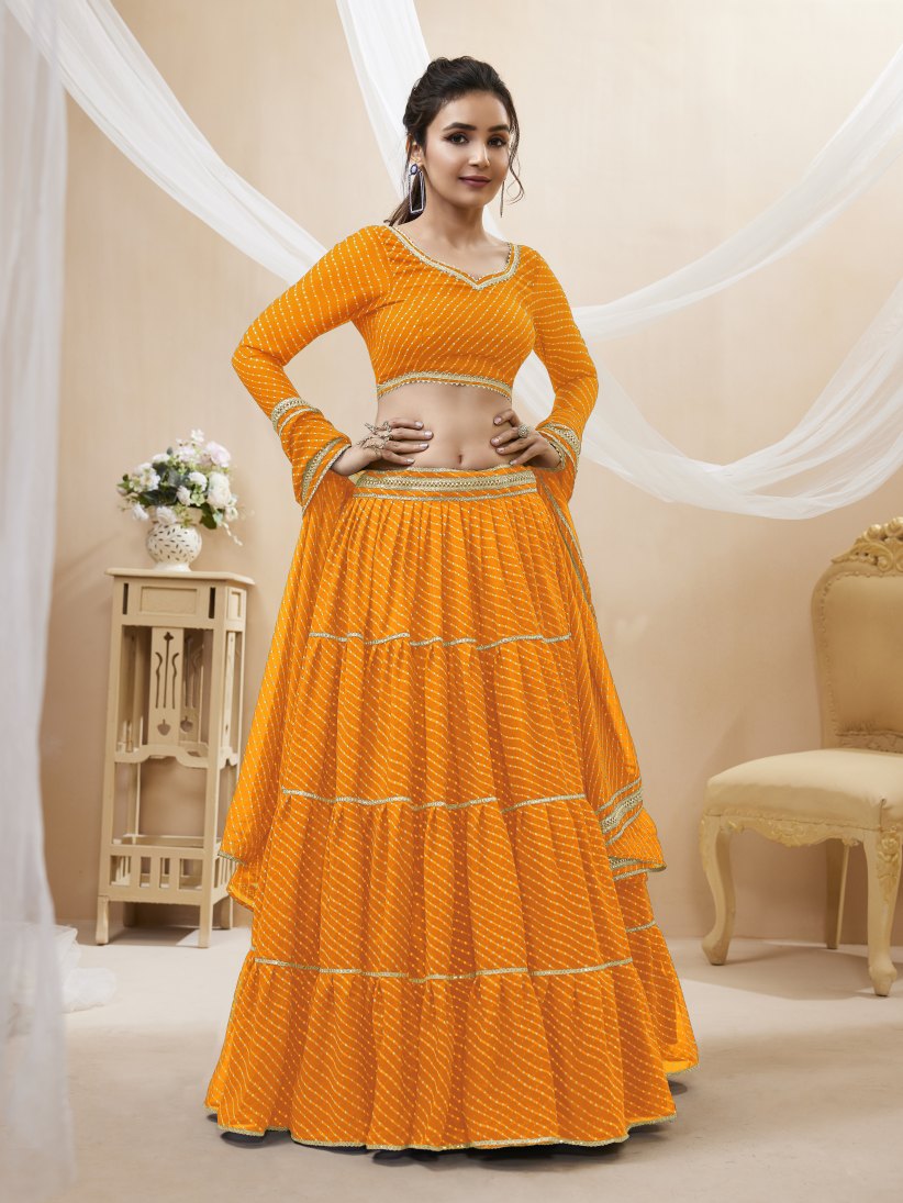 New Semi Stitiched Lehenga Choli