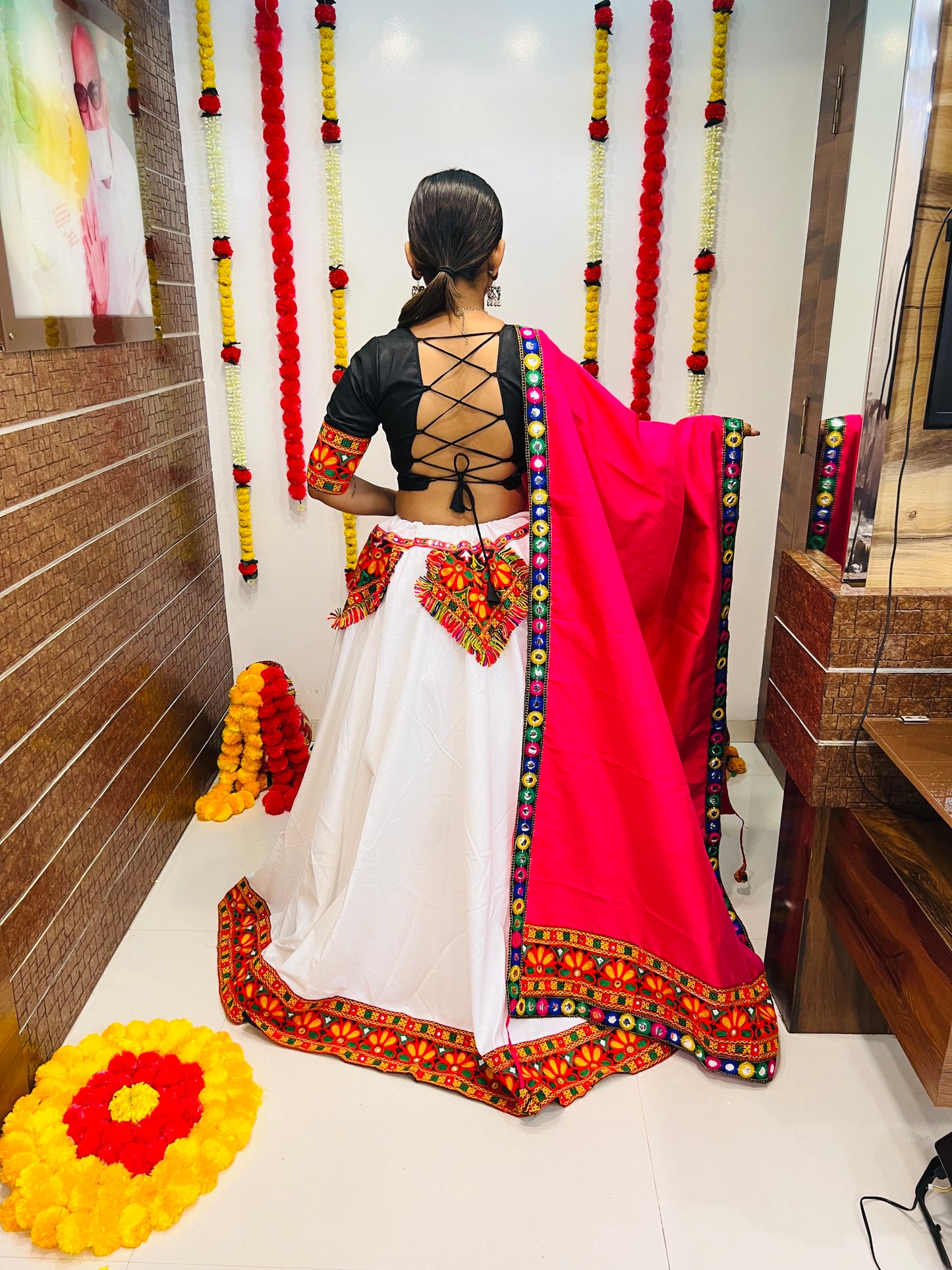 New Semi Stitiched Lehenga Choli