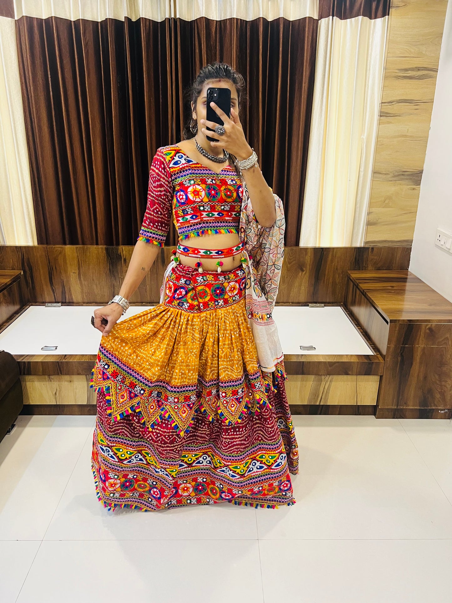 New Semi Stitiched Lehenga Choli