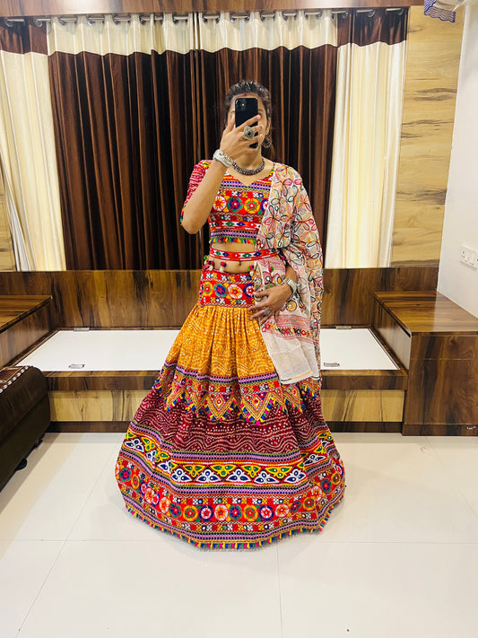 New Semi Stitiched Lehenga Choli