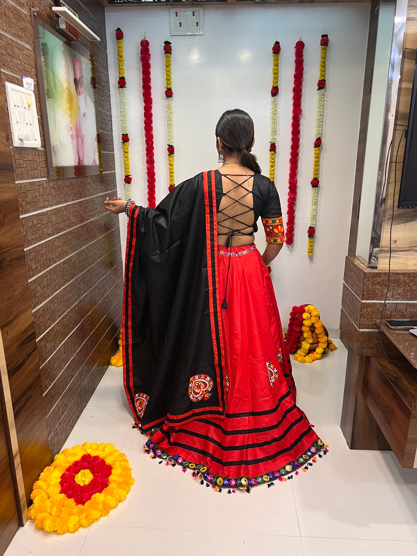 New Semi Stitiched Lehenga Choli