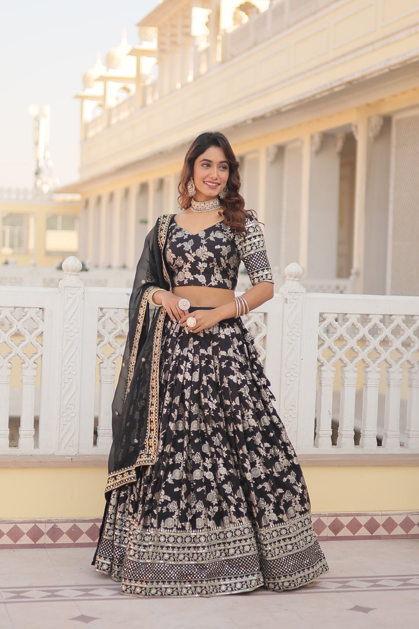 New Semi Stitiched Lehenga Choli