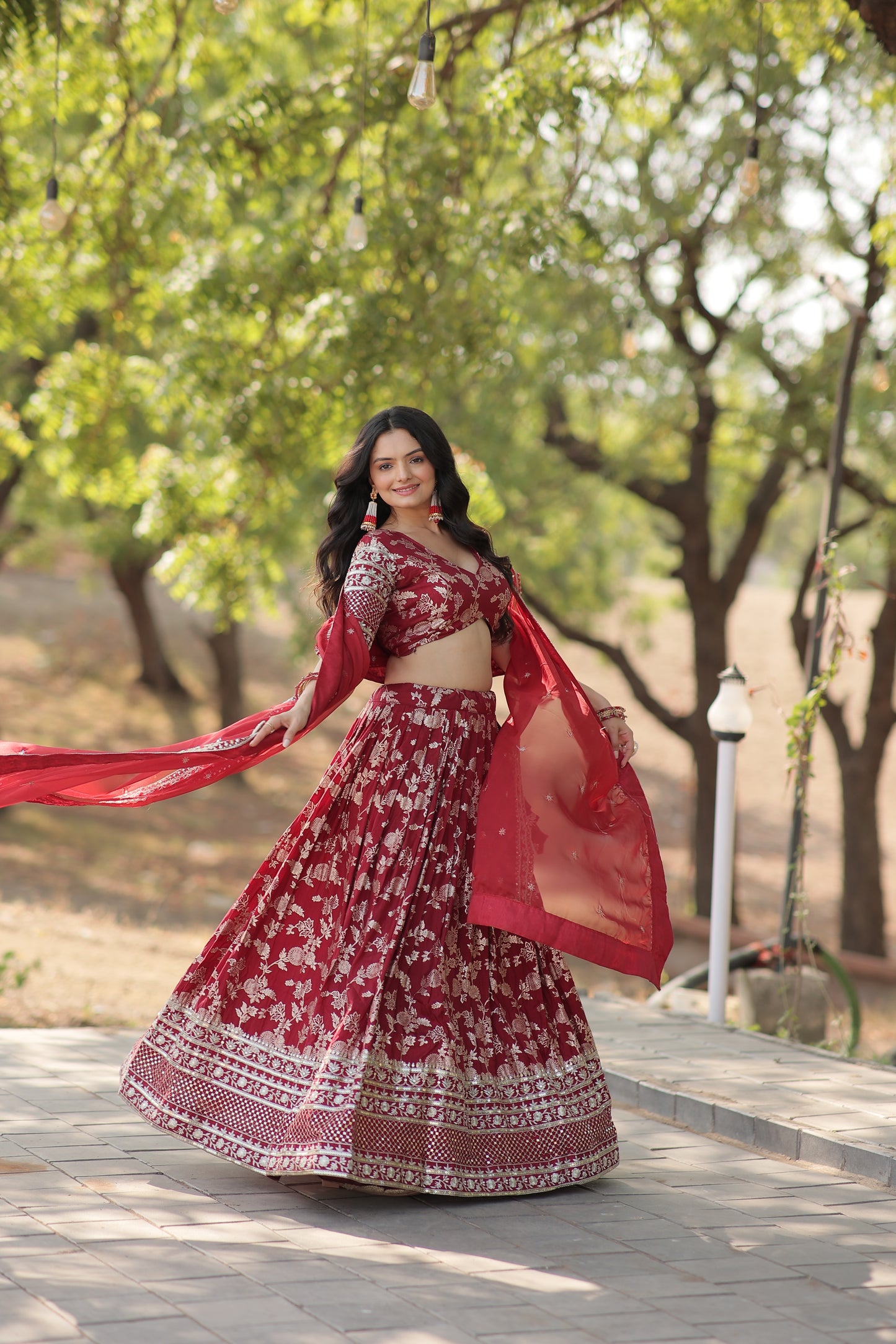 New Semi Stitiched Lehenga Choli