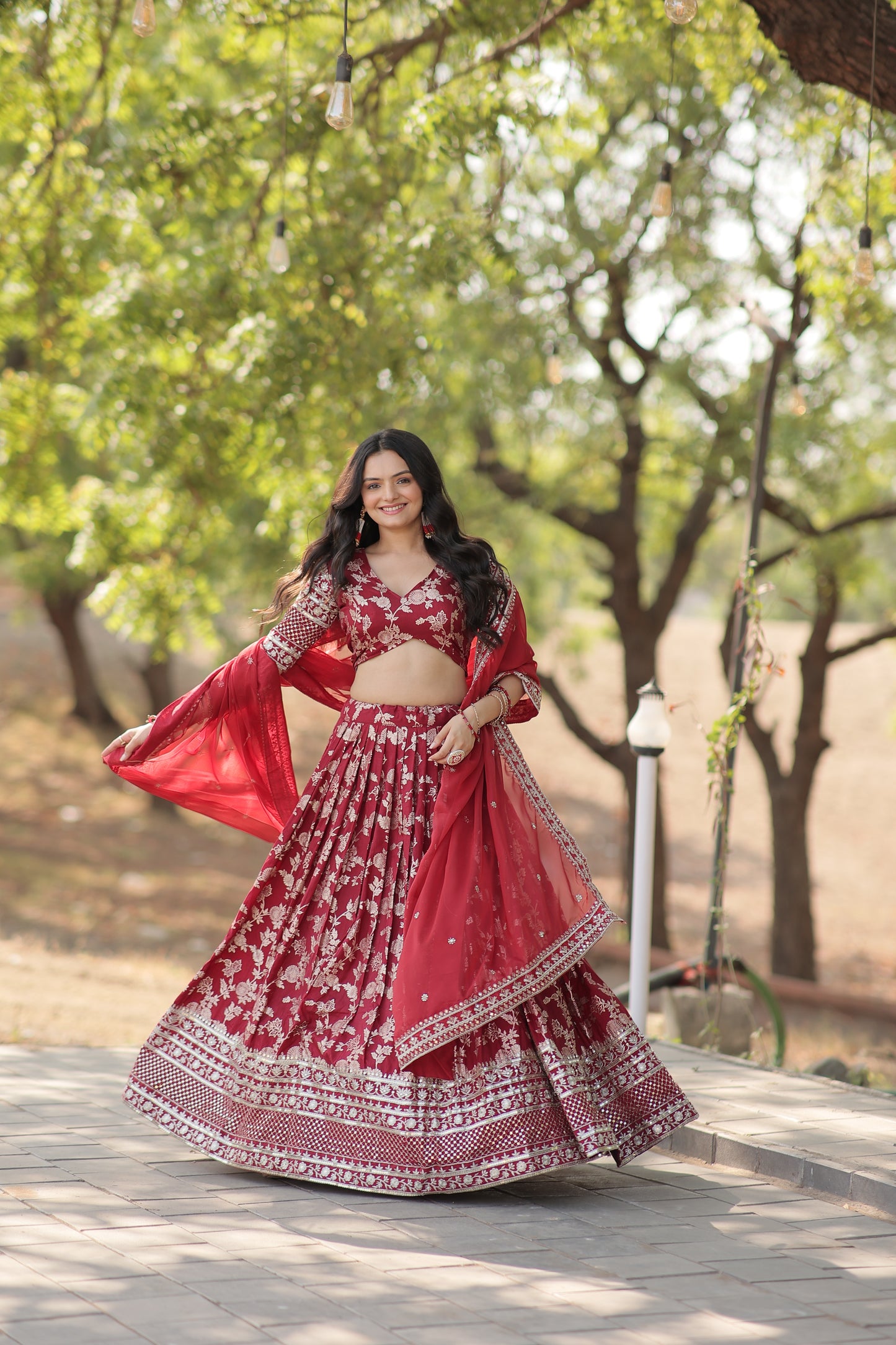 New Semi Stitiched Lehenga Choli