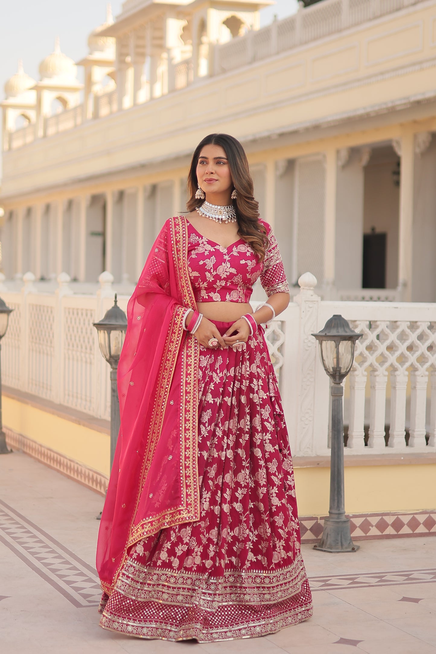 New Semi Stitiched Lehenga Choli