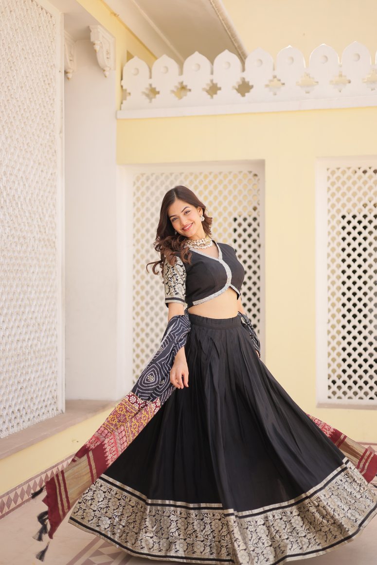 New Semi Stitiched Lehenga Choli