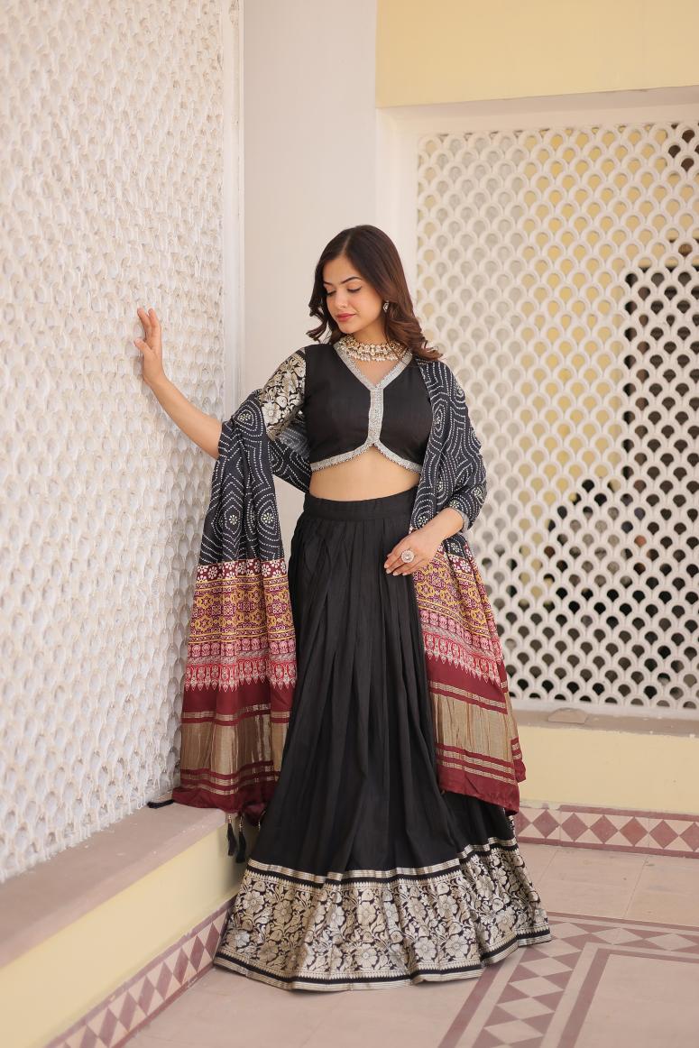 New Semi Stitiched Lehenga Choli