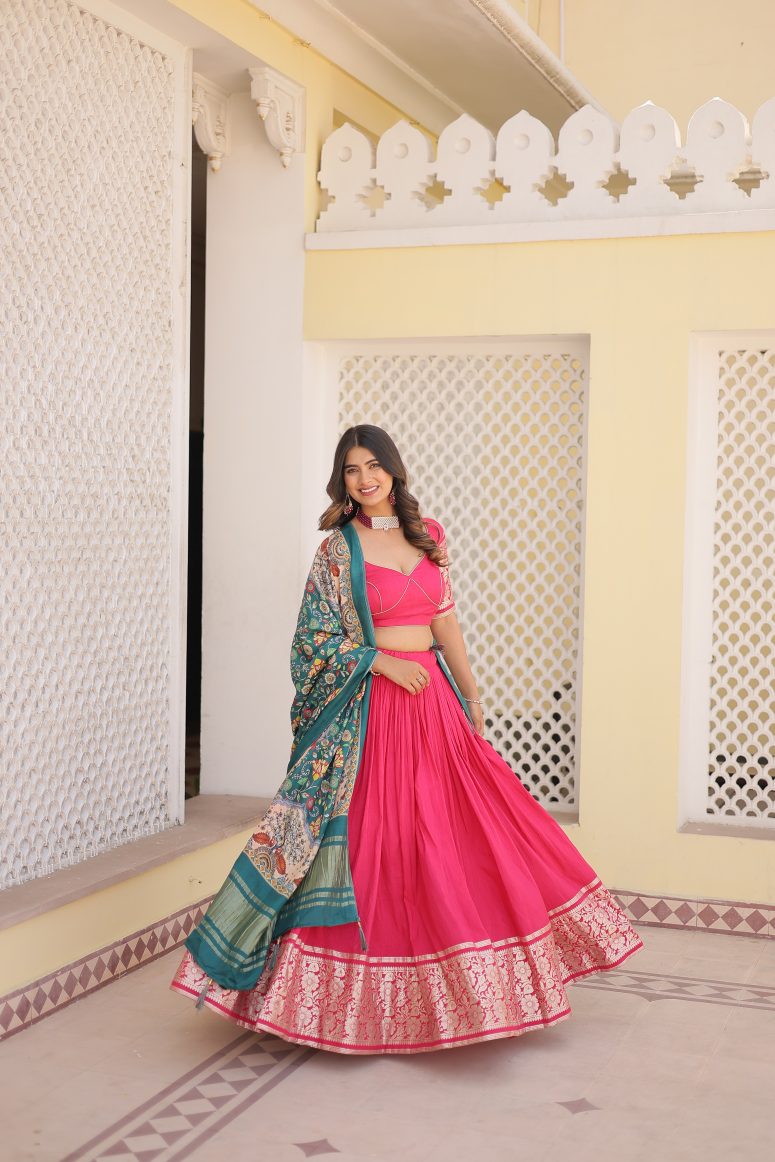 New Semi Stitiched Lehenga Choli