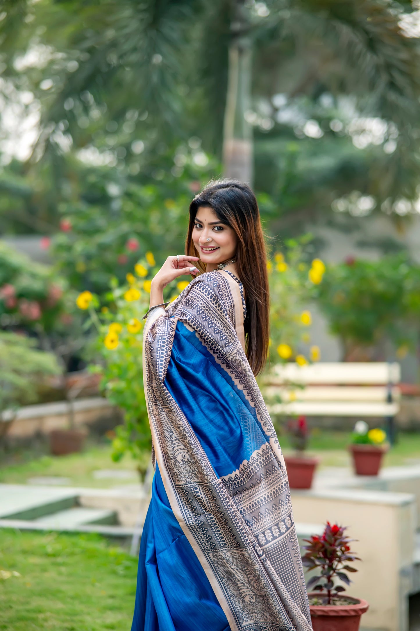 Tussar Silk Saree