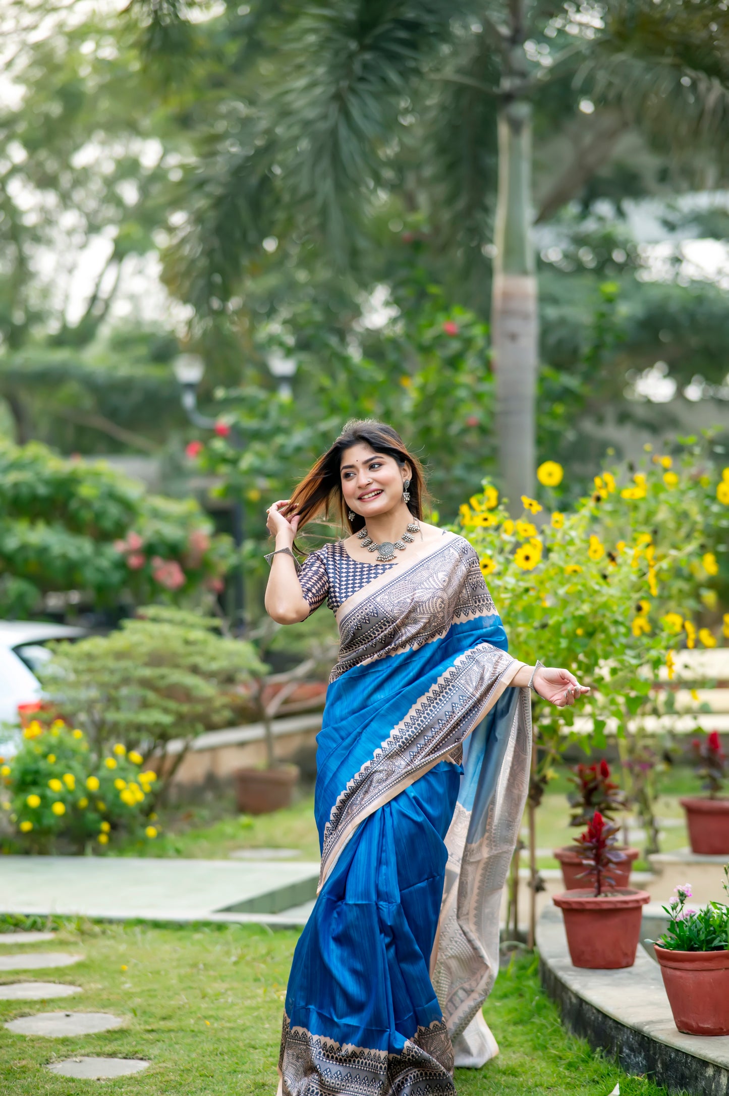 Tussar Silk Saree