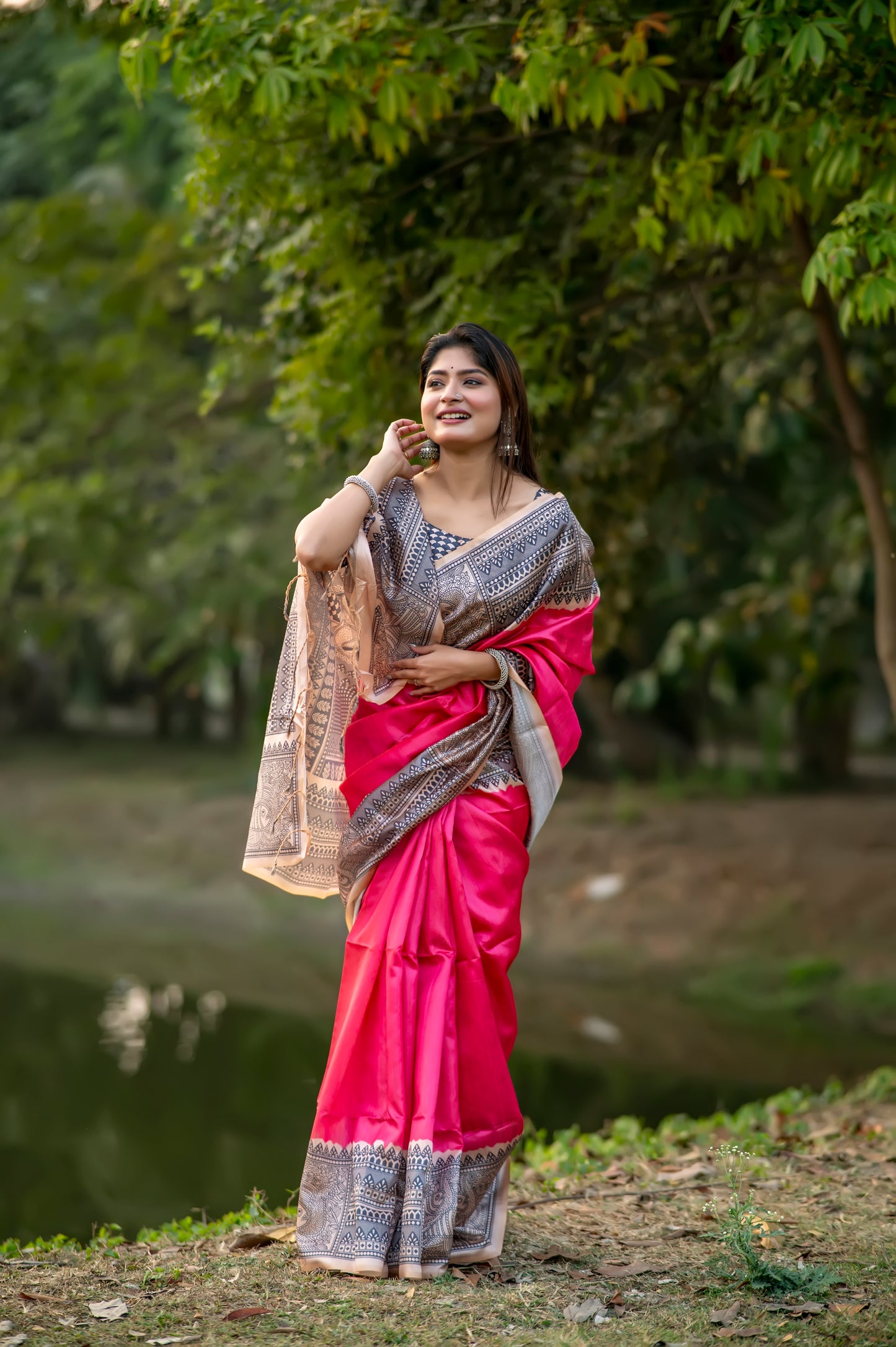 Tussar Silk Saree