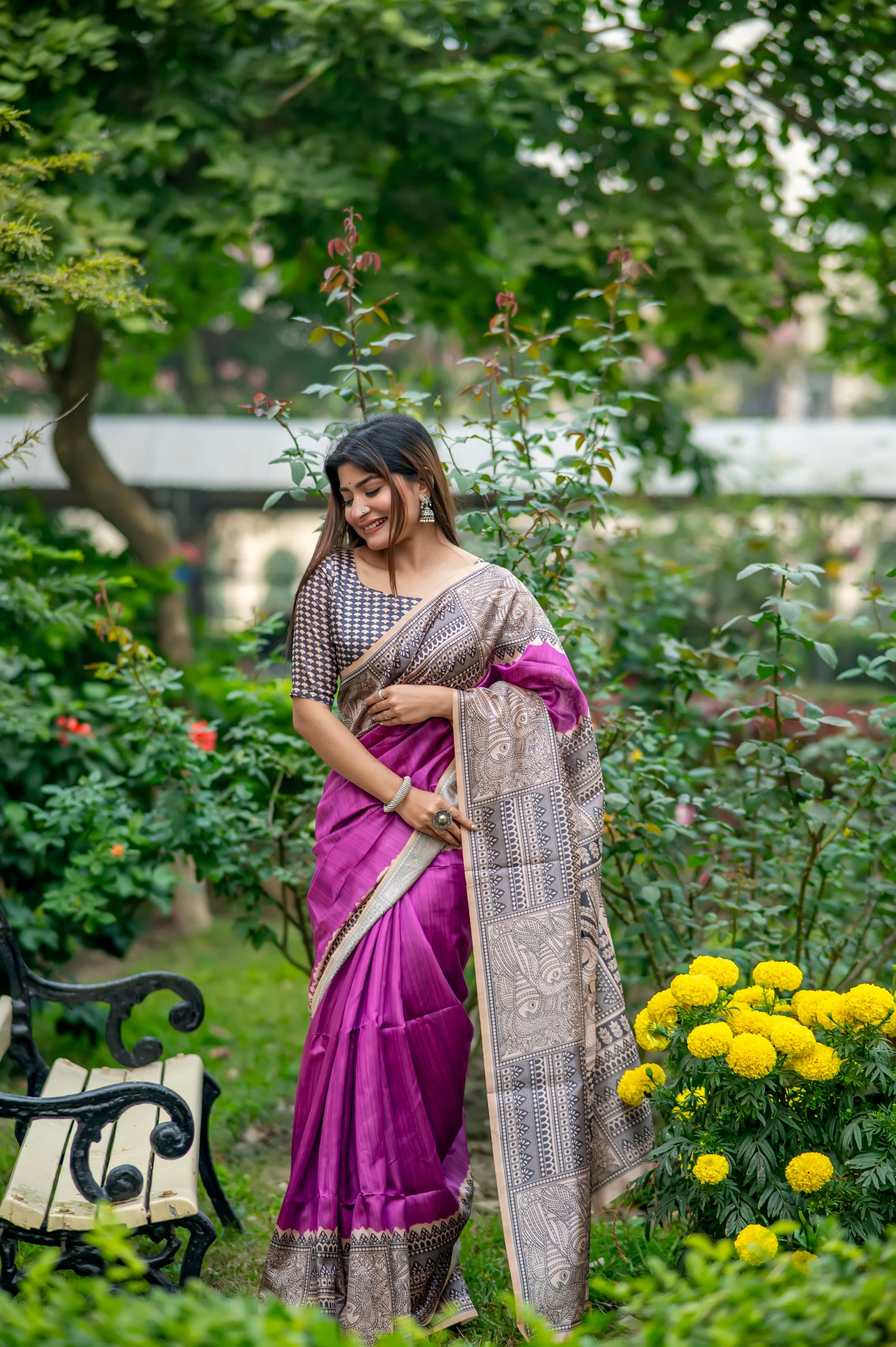 Tussar Silk Saree