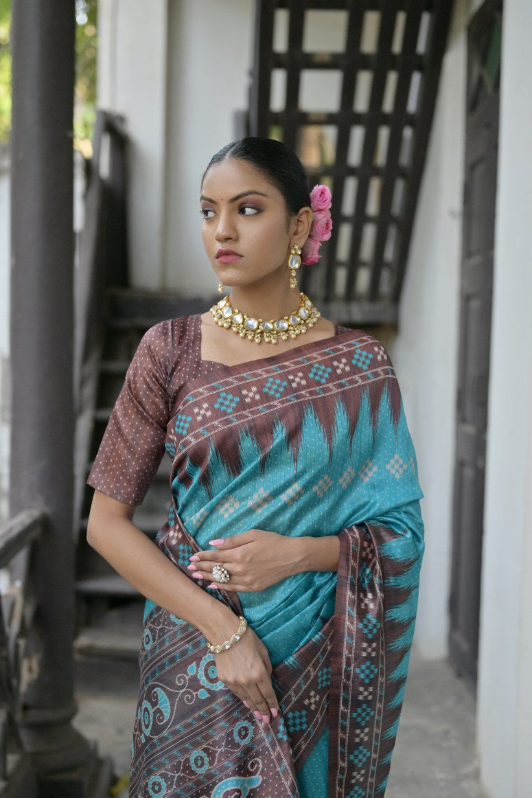 Tussar Silk Saree