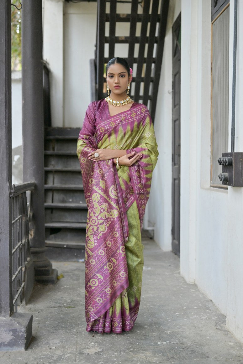 Tussar Silk Saree