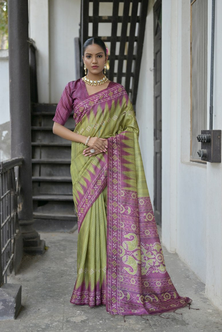 Tussar Silk Saree