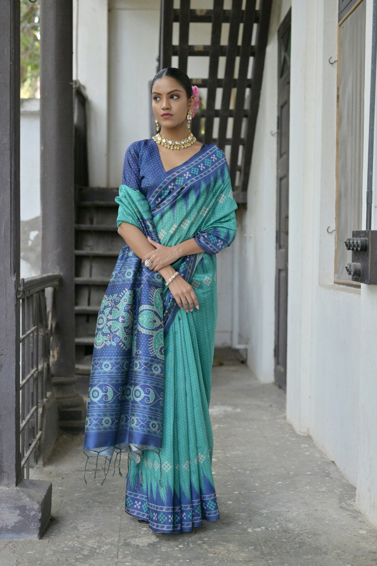 Tussar Silk Saree