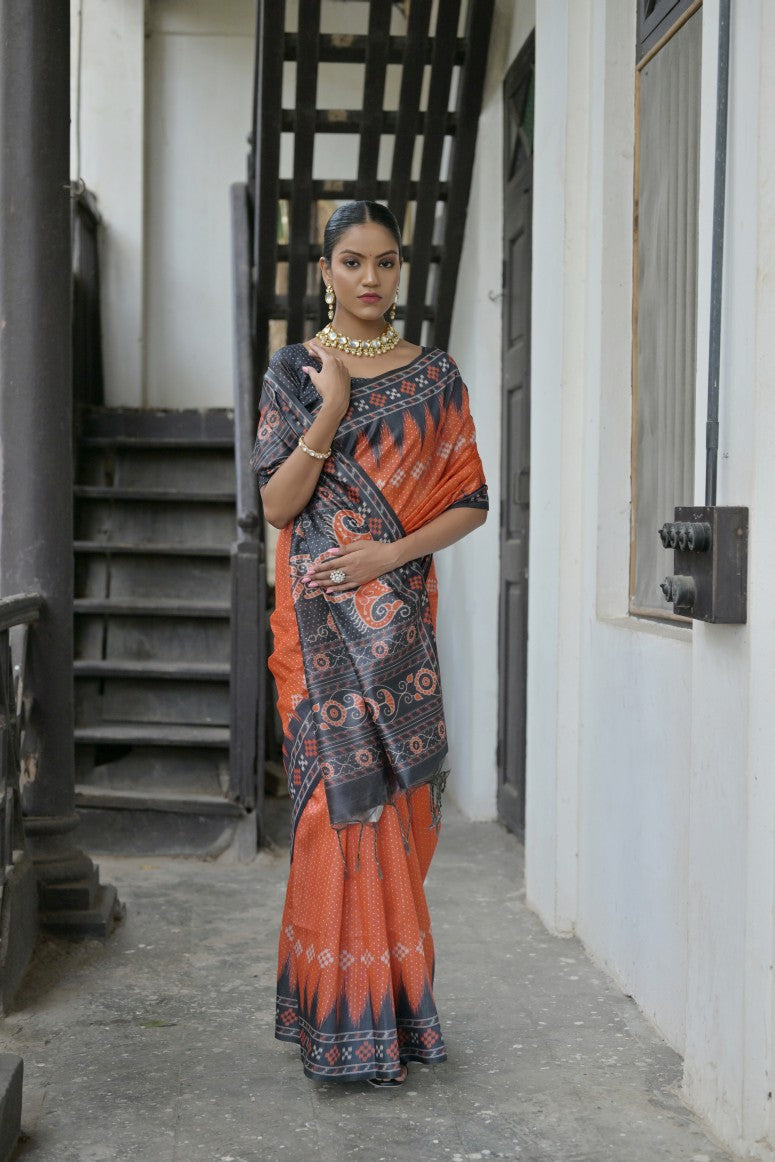 Tussar Silk Saree