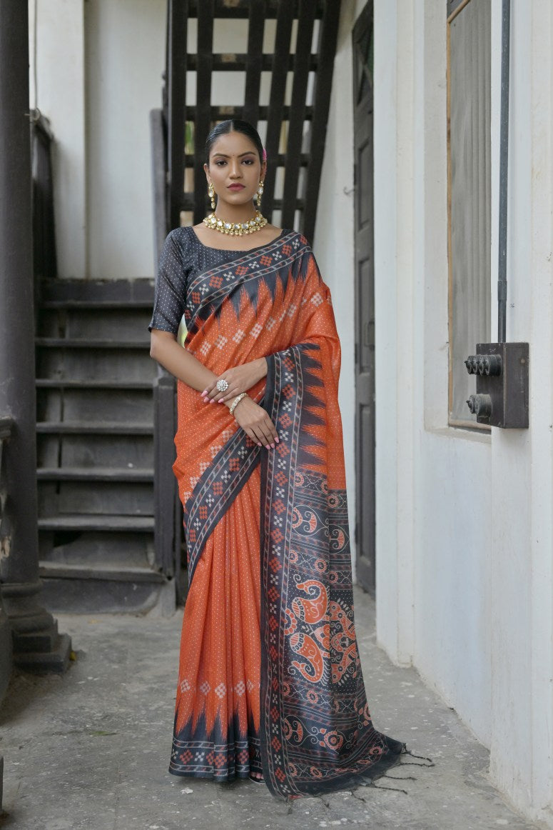 Tussar Silk Saree