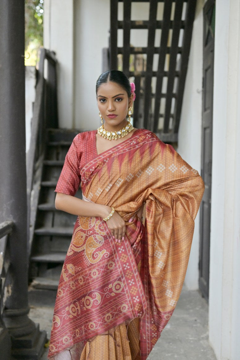 Tussar Silk Saree