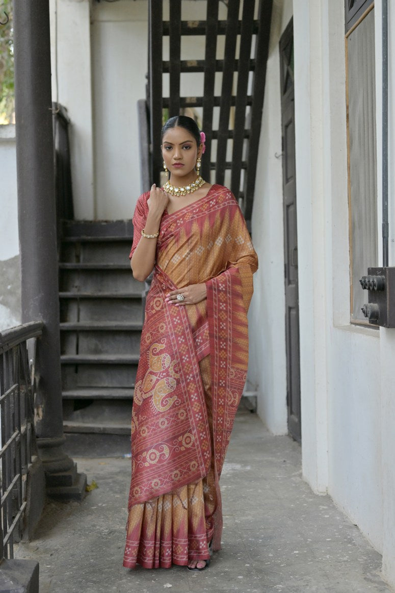 Tussar Silk Saree