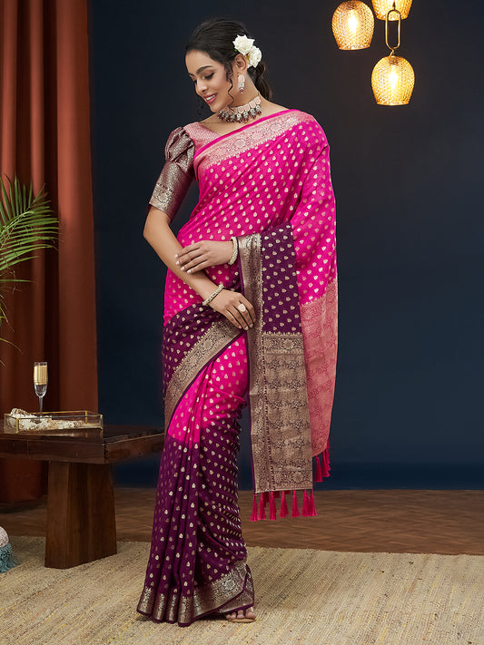 Georgette Silk Saree