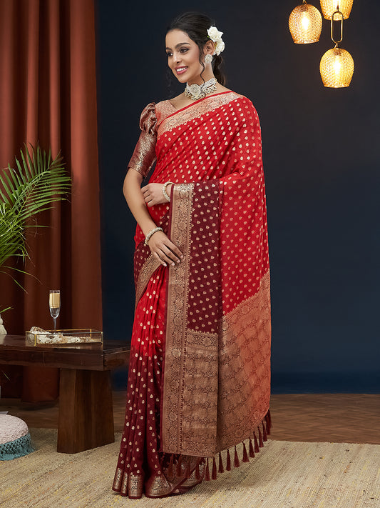 Georgette Silk Saree