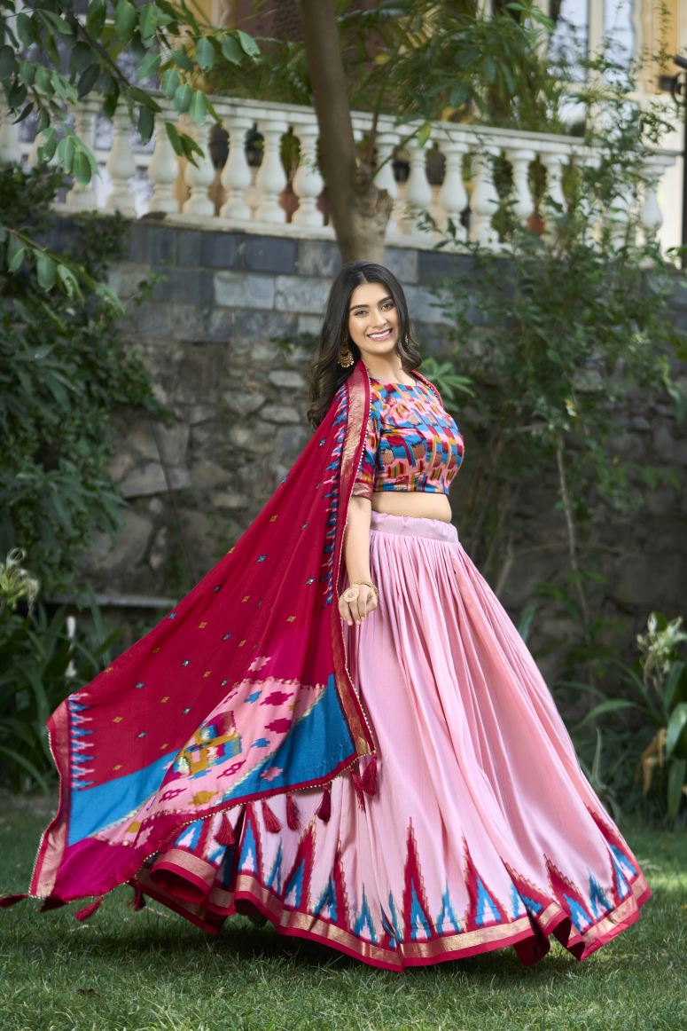 New Semi Stitiched Lehenga Choli