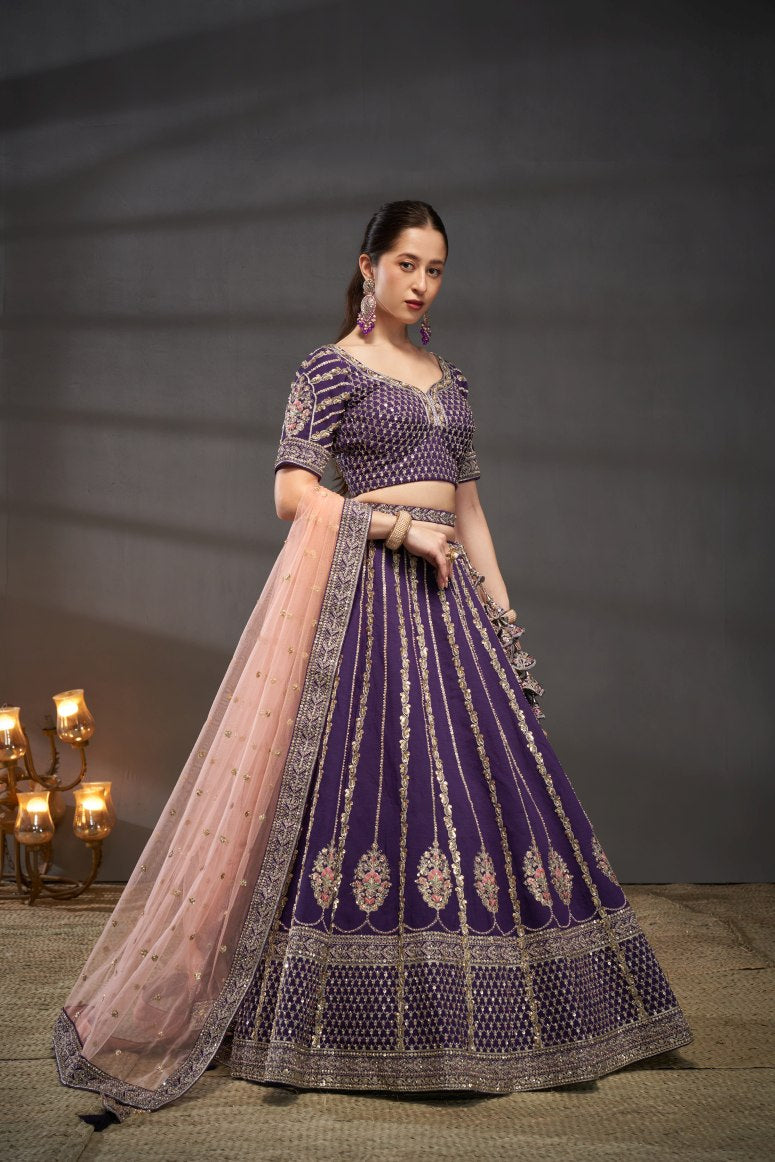 New Semi Stitiched Bridal Lehenga Choli