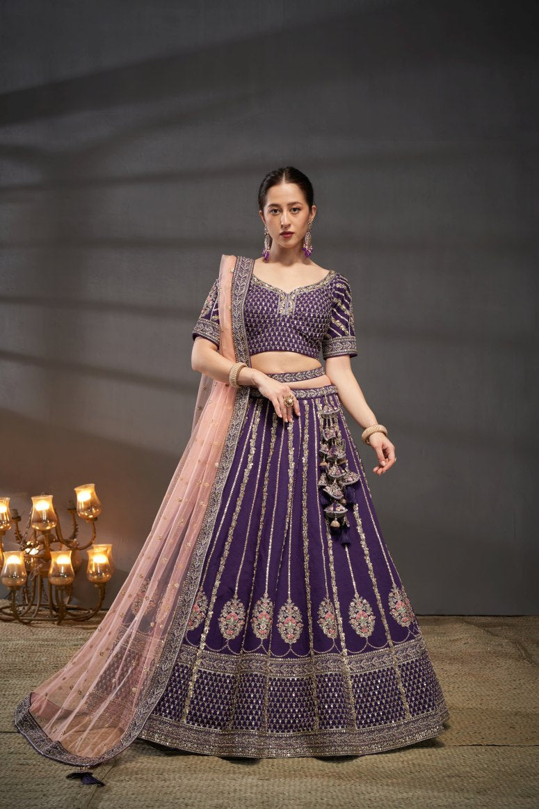 New Semi Stitiched Bridal Lehenga Choli