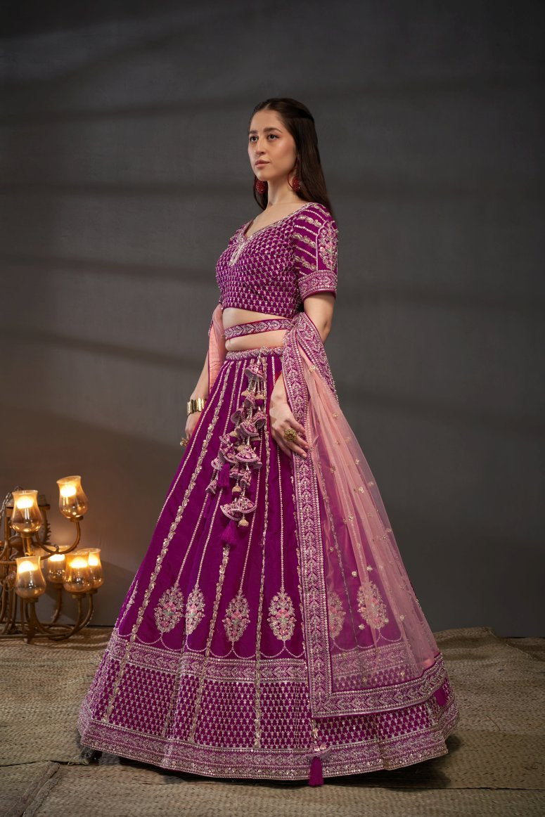 New Semi Stitiched Bridal Lehenga Choli