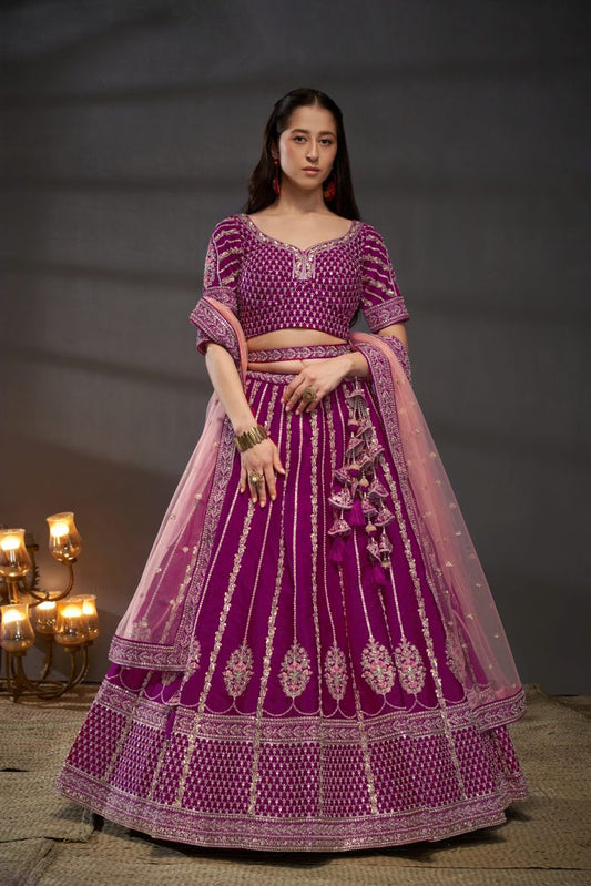 New Semi Stitiched Bridal Lehenga Choli