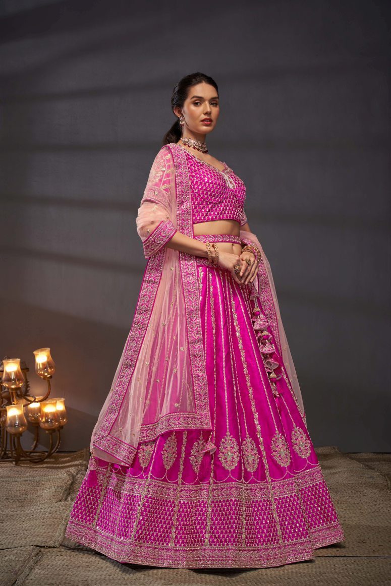 New Semi Stitiched Bridal Lehenga Choli