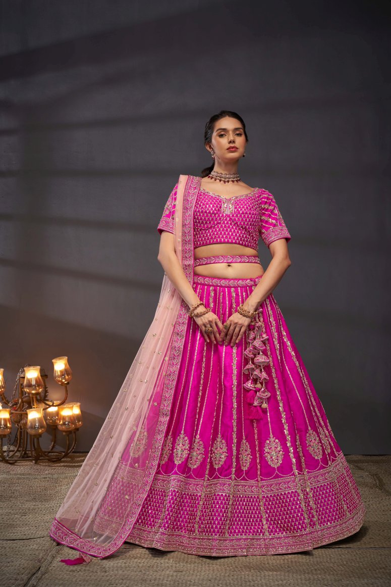 New Semi Stitiched Bridal Lehenga Choli