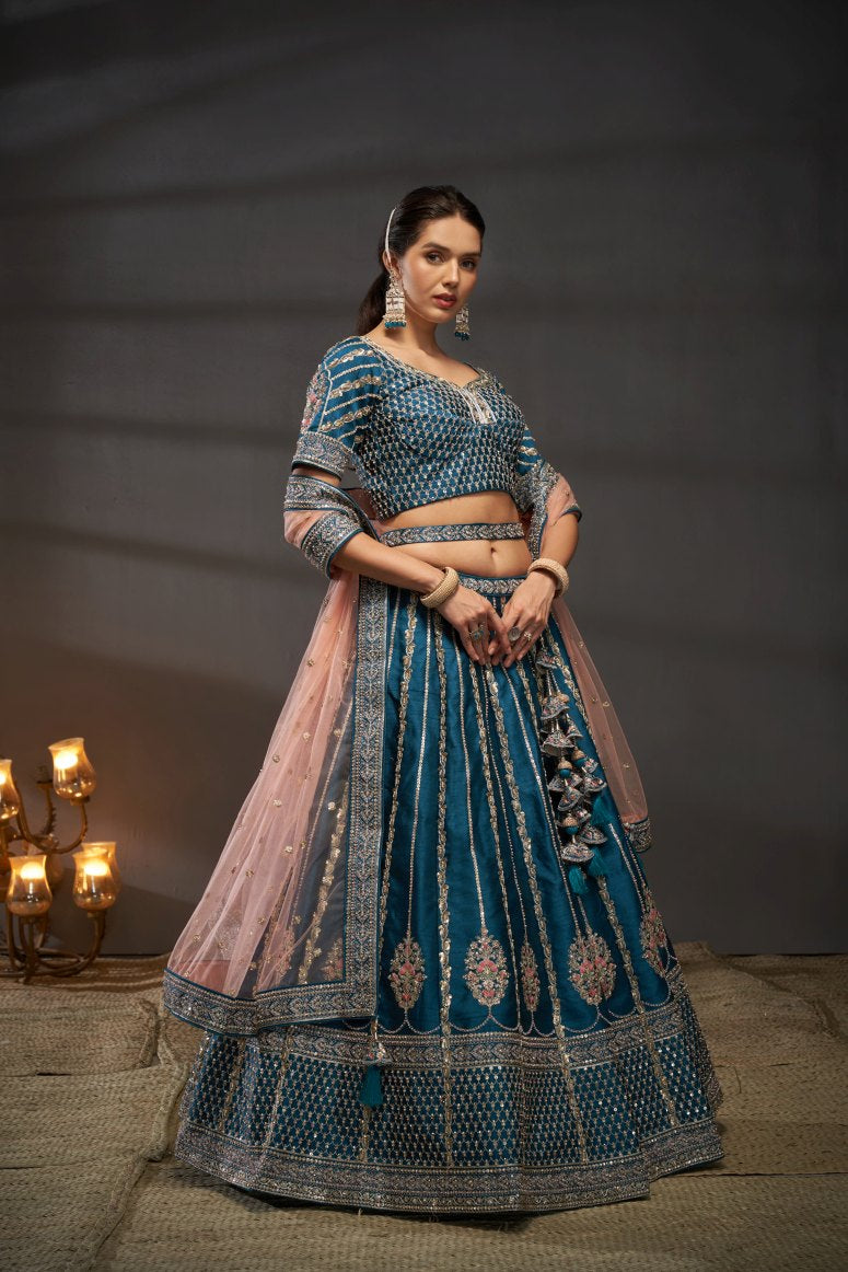 New Semi Stitiched Bridal Lehenga Choli