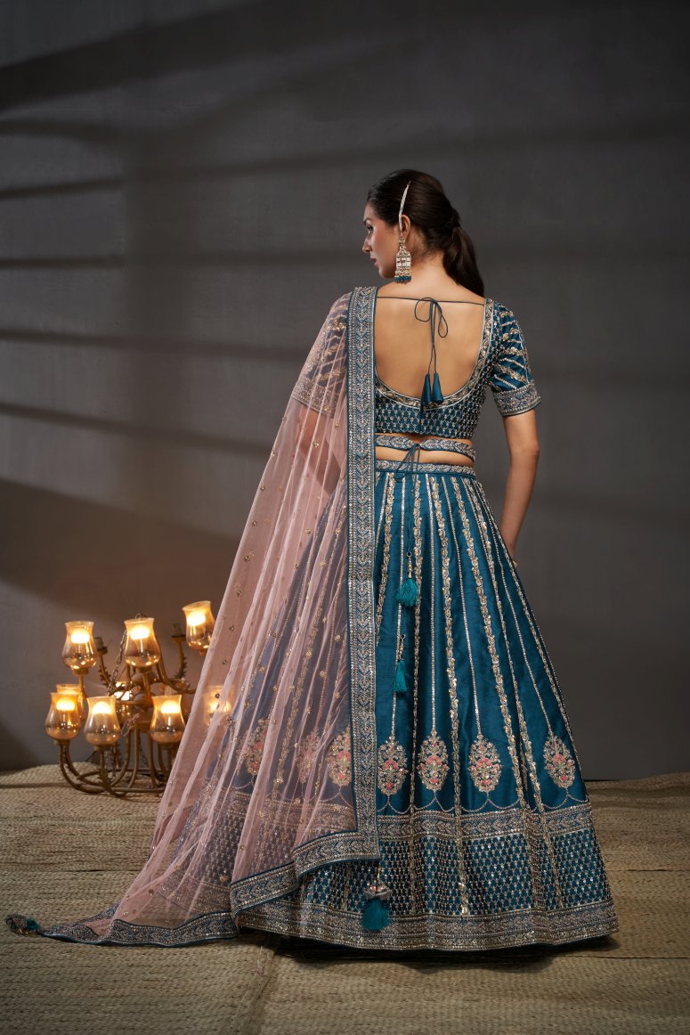 New Semi Stitiched Bridal Lehenga Choli