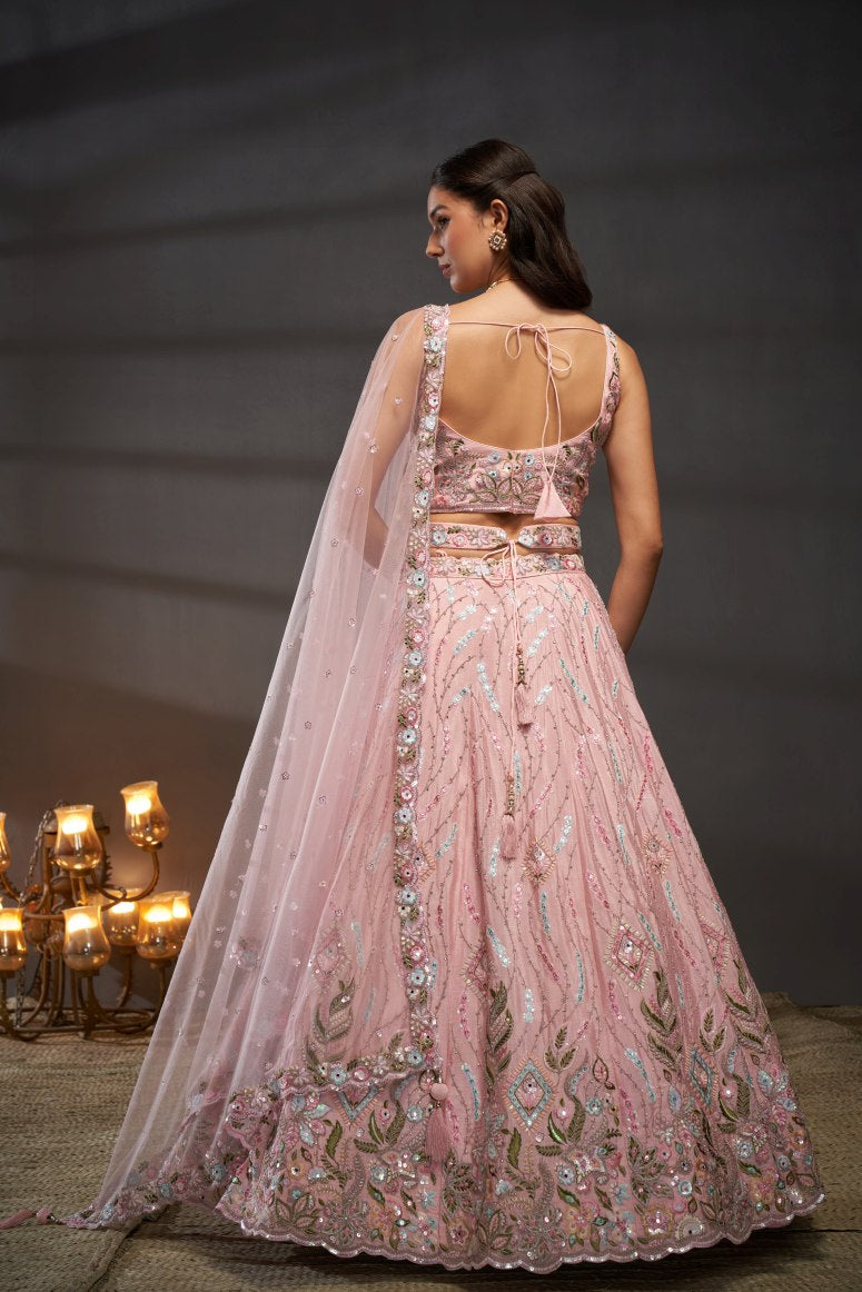 New Semi Stitiched Bridal Lehenga Choli