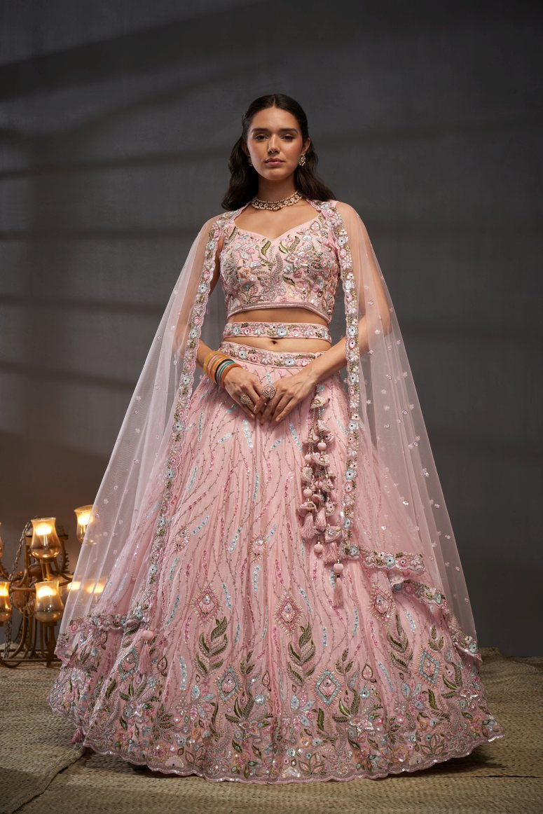 New Semi Stitiched Bridal Lehenga Choli