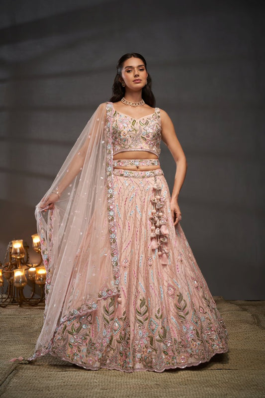 New Semi Stitiched Bridal Lehenga Choli