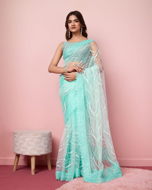 Catalog Designer Embroidery Work Saree