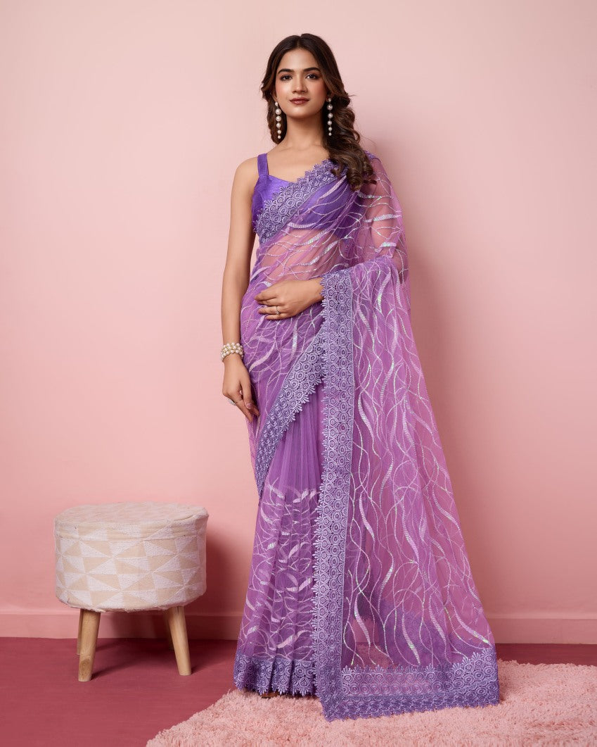 Catalog Designer Embroidery Work Saree