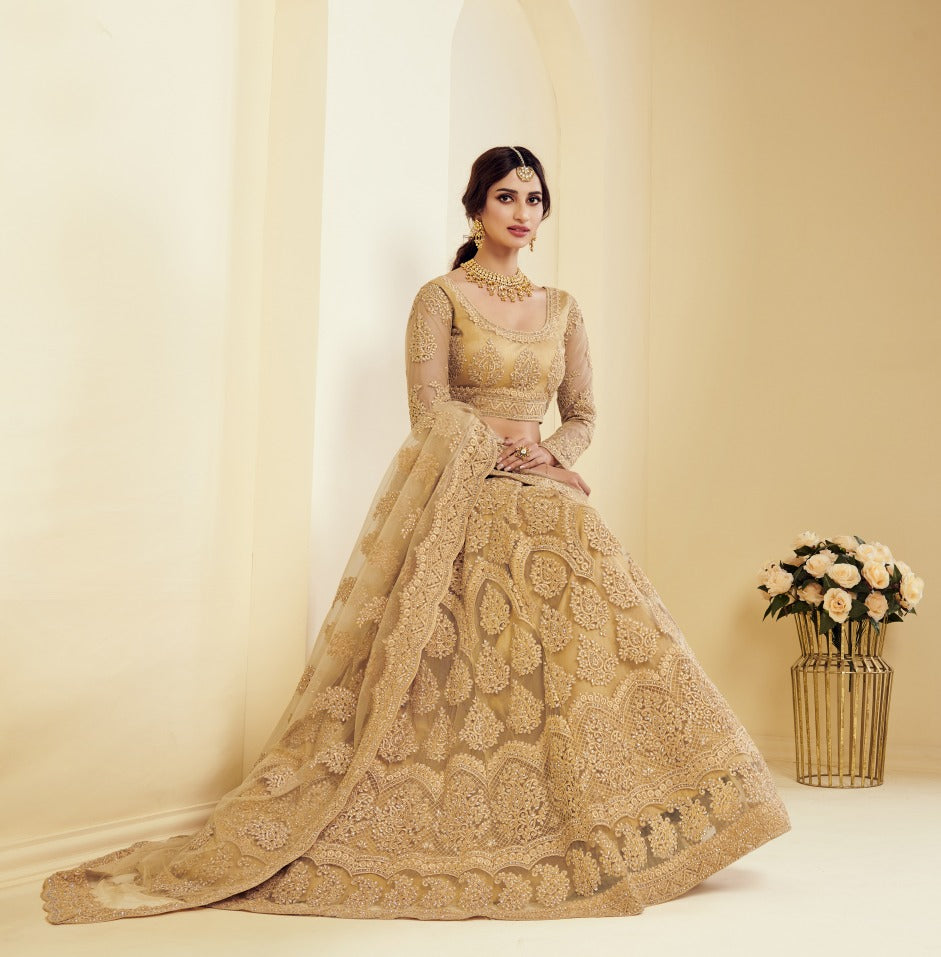 New Semi Stitiched Bridal Lehenga Choli