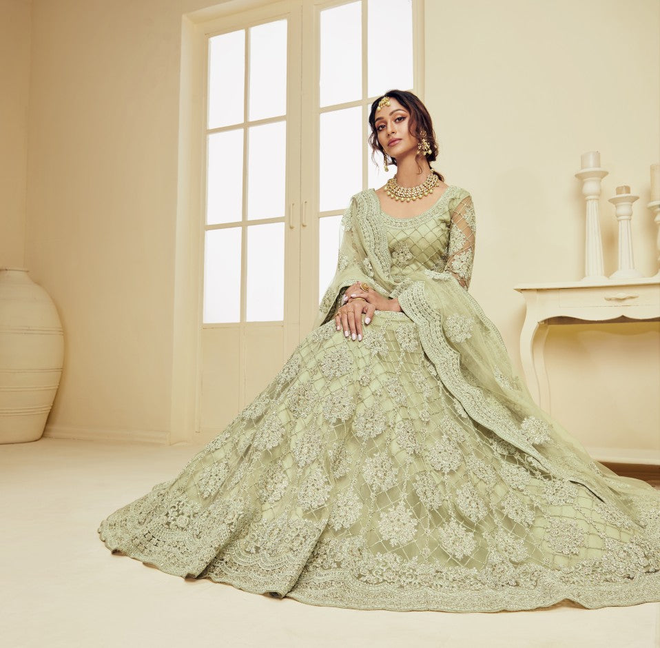 New Semi Stitiched Bridal Lehenga Choli