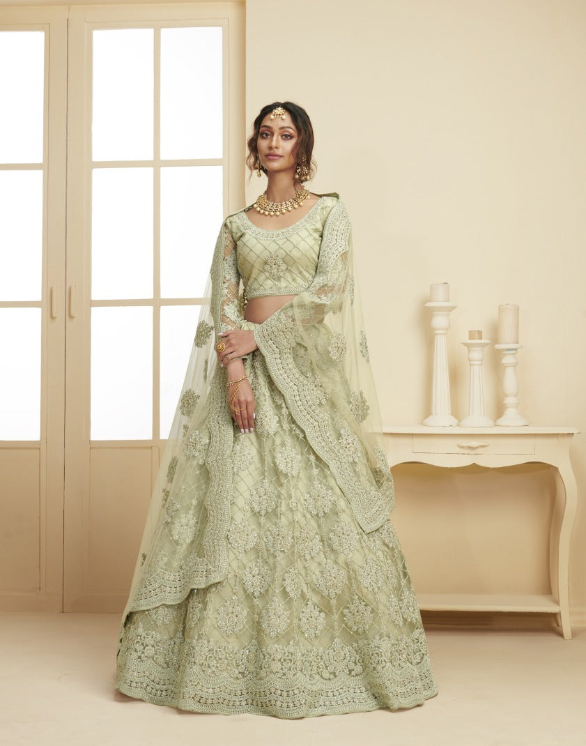 New Semi Stitiched Bridal Lehenga Choli