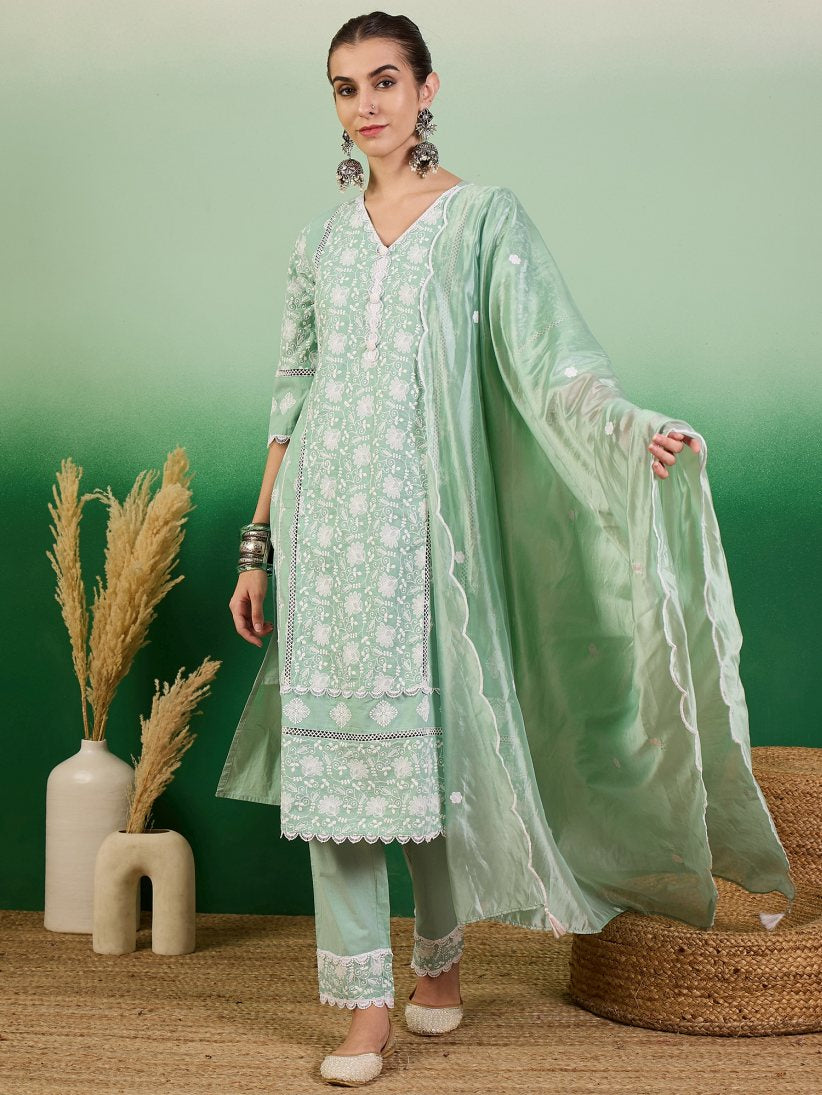 New Cotton Kurti With Duppatta