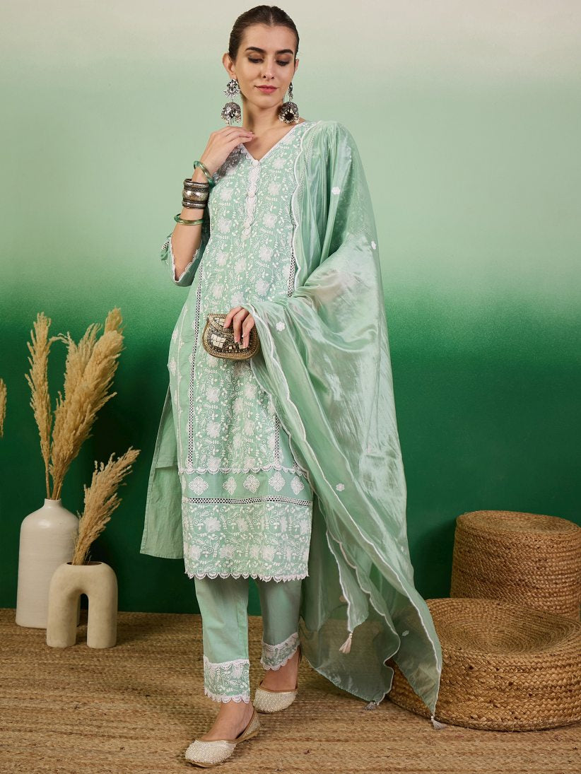 New Cotton Kurti With Duppatta