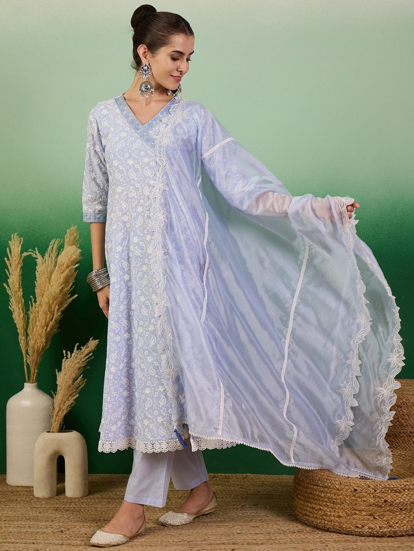 New Cotton Kurti With Duppatta