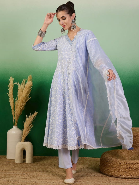 New Cotton Kurti With Duppatta