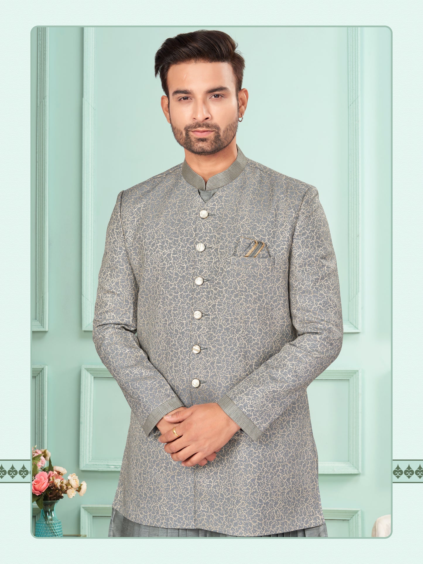 Kurta Pyjama With Jacket