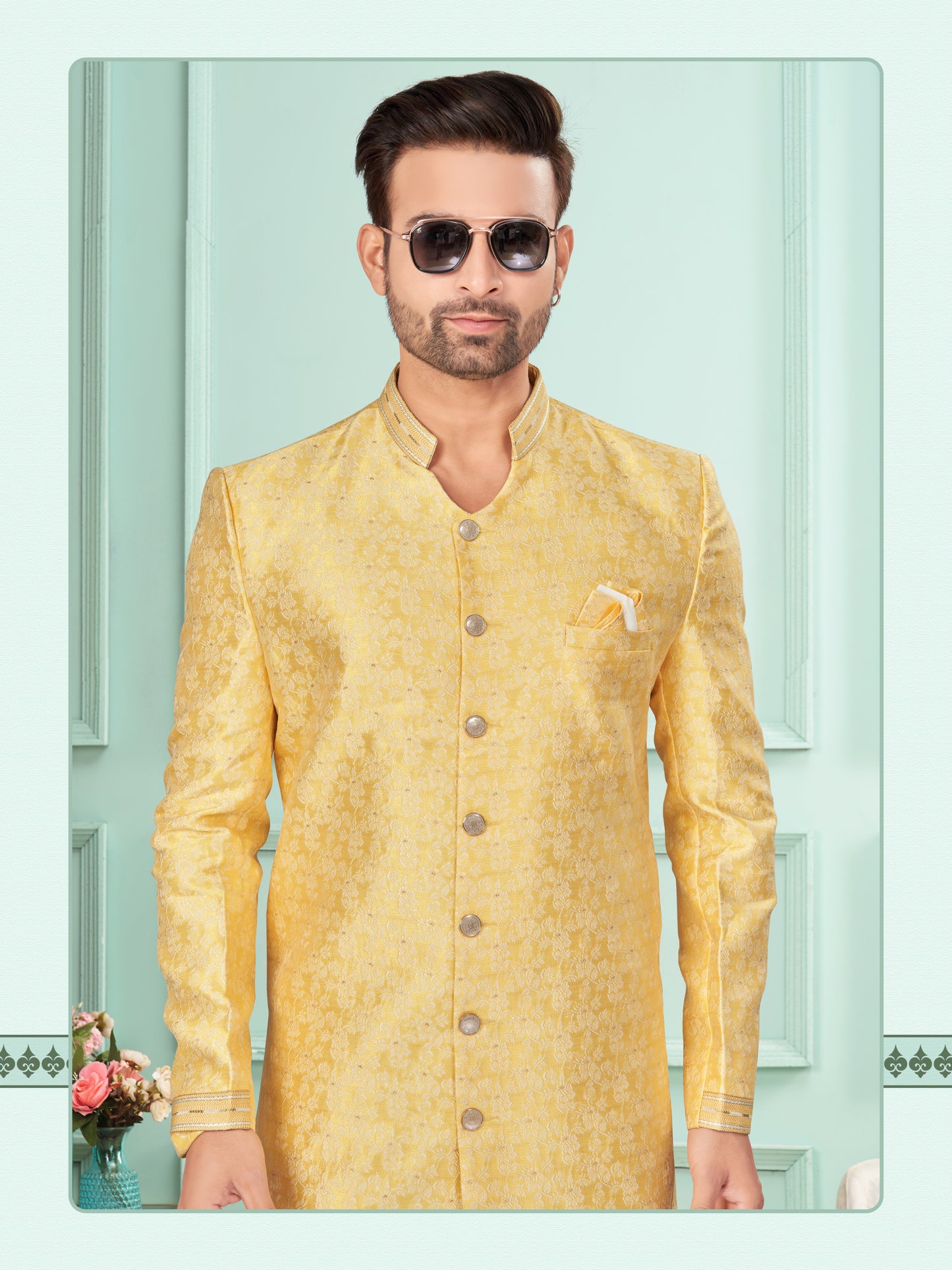 Kurta Pyjama With Jacket