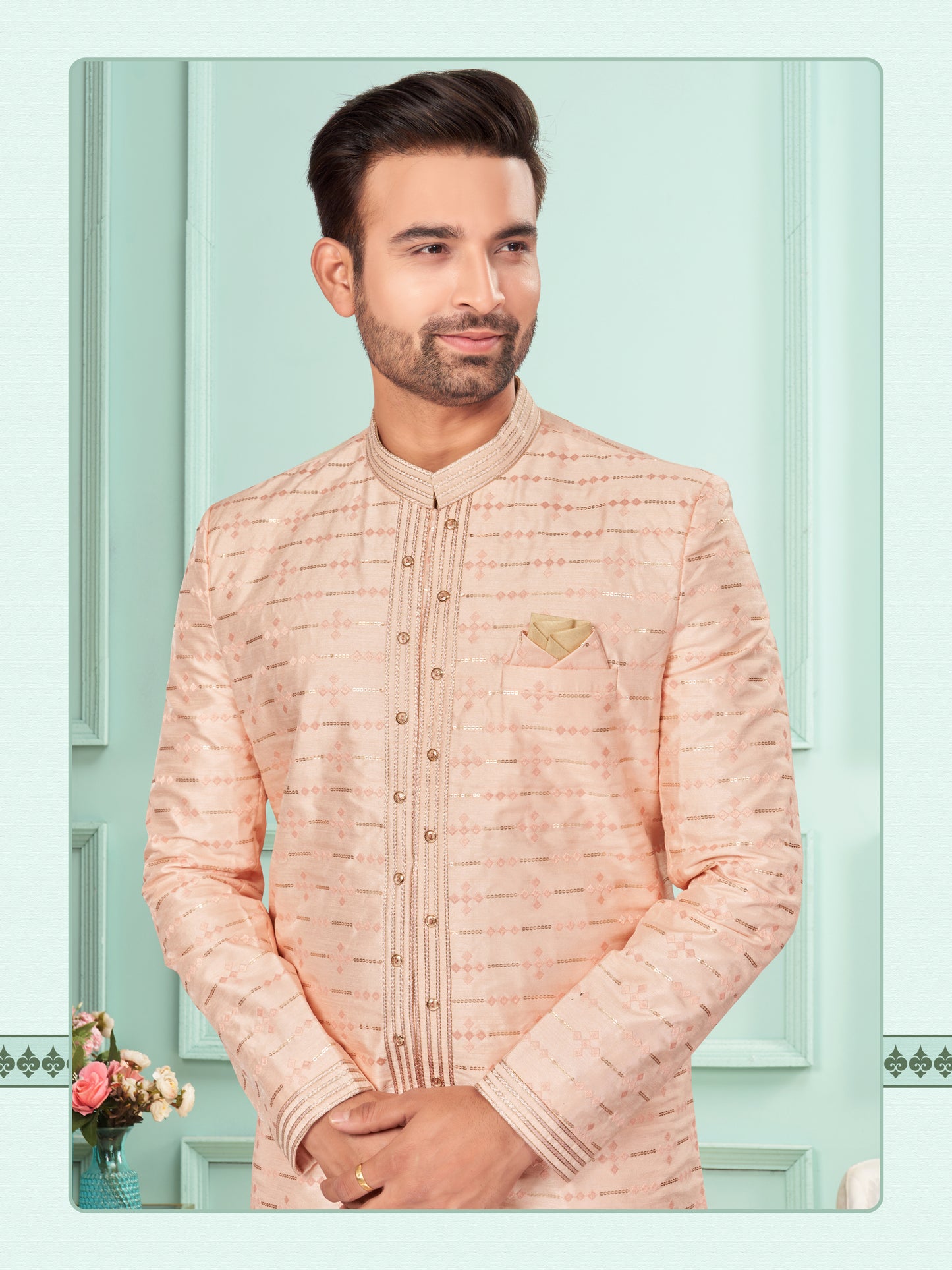 Kurta Pyjama With Jacket